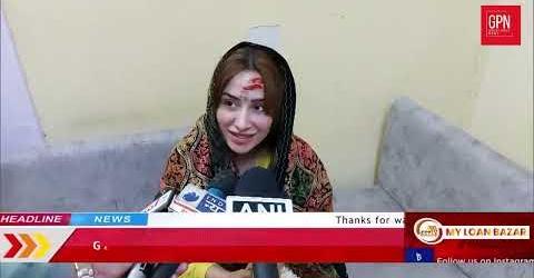 MP: Actor Mahira Sharma attends Bhasma Aarti, and offers prayers at Mahakaleshwar Temple | GPN