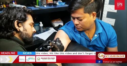 आगराः भगवान राम से जुड़े टैटू बनवाने वालों की संख्या बढ़ी |