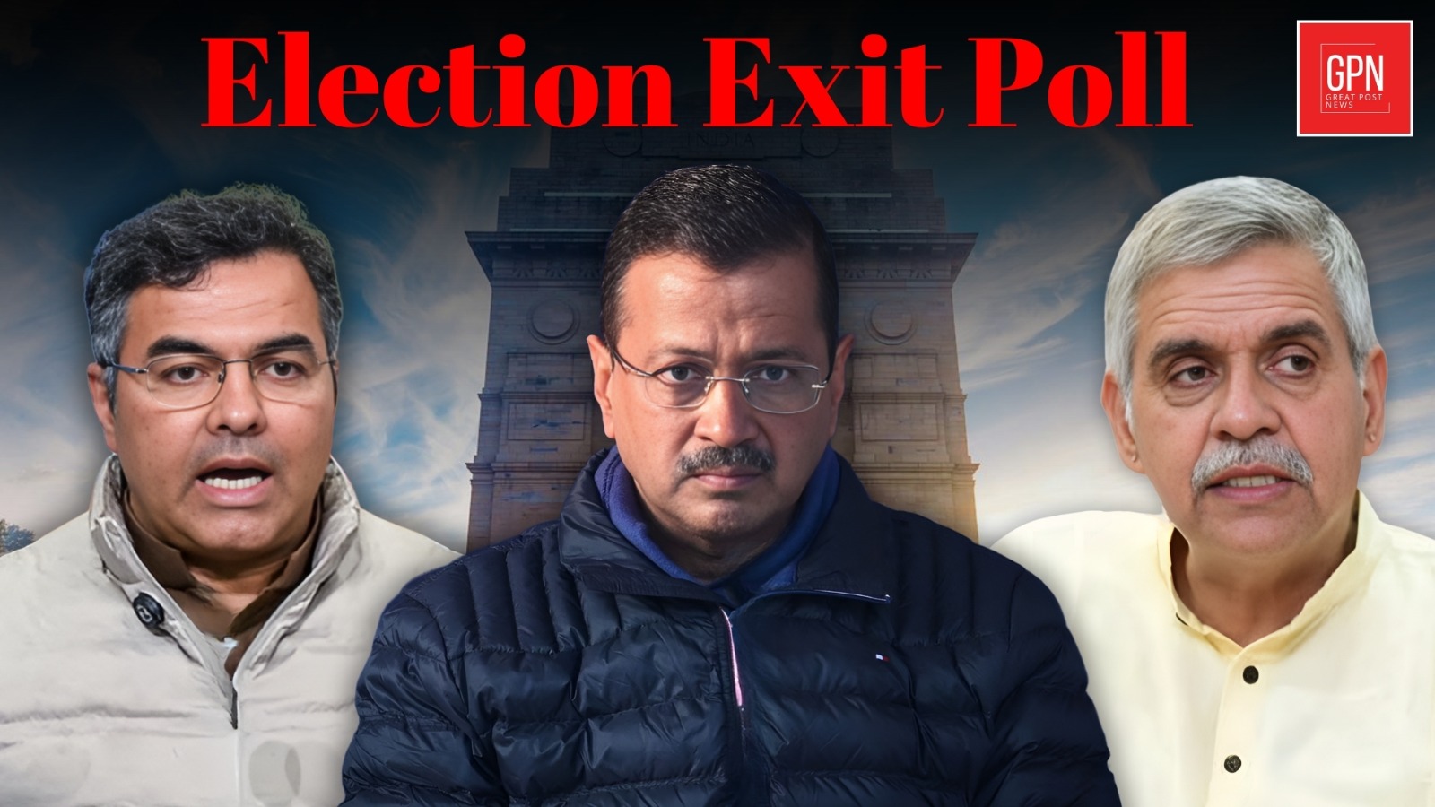 Delhi Election Exit Poll || Great Post News  || #delhielection2025