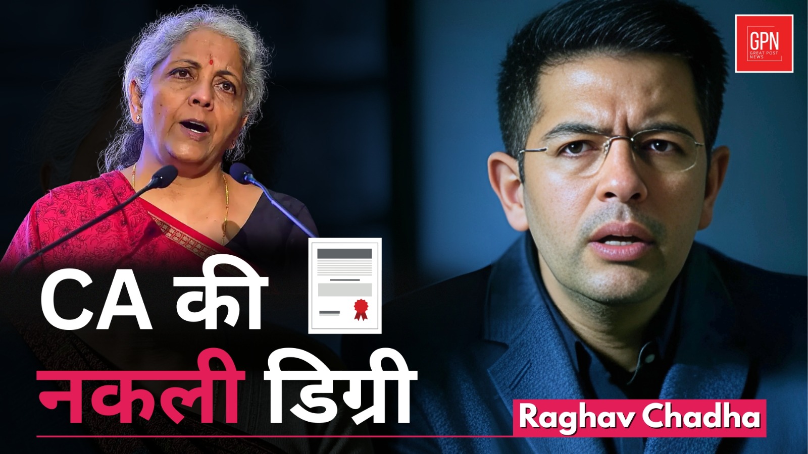 Raghav Chadha ने Nirmala Sitharaman के सामने खोला Tax घोटाले का काला चिट्ठा || Great Post News