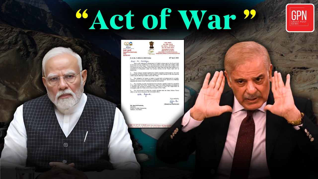 26 मौतें और एक संधि का अंत: क्या अब जल से जंग होगी ? Great Post News | #pahalgamterrorattack