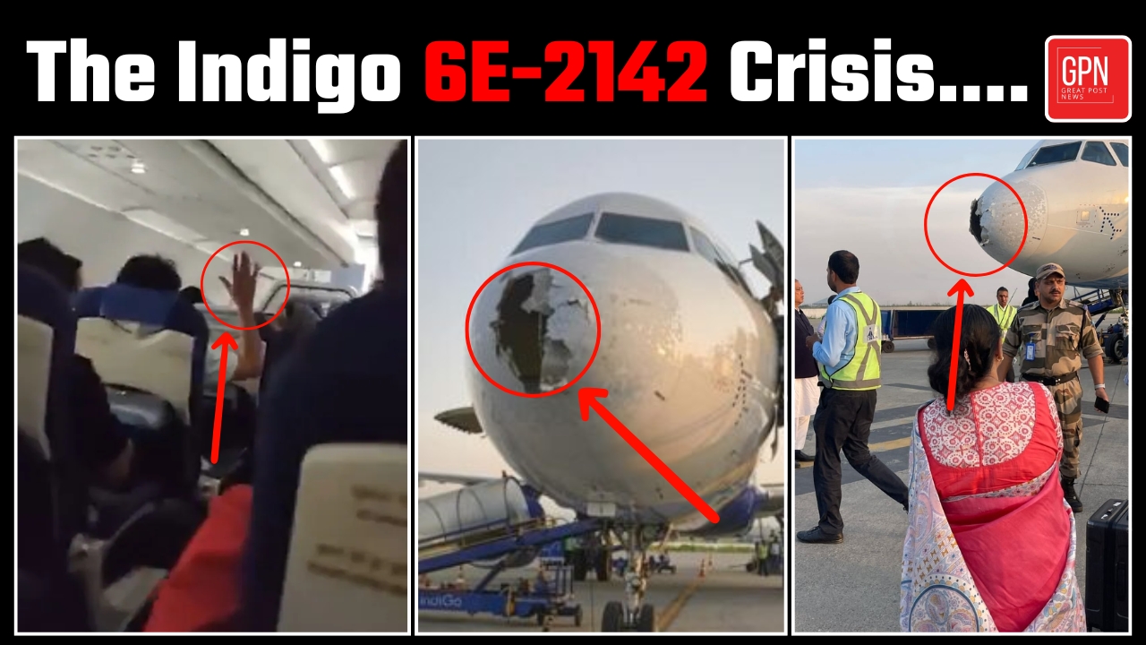 Shocking Video: Delhi To Srinagar IndiGo Flight 6E2142 Hit By Brutal Turbulence Mid-Air | "People Were Screaming" | Great Post News