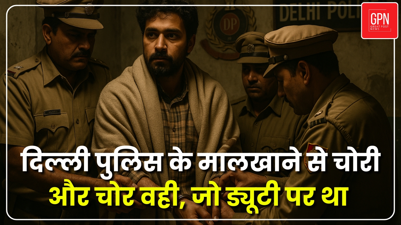 चौंकाने वाला खुलासा: दिल्ली पुलिस का हेड कॉन्स्टेबल निकला मालखाने का चोर | Great Post News
