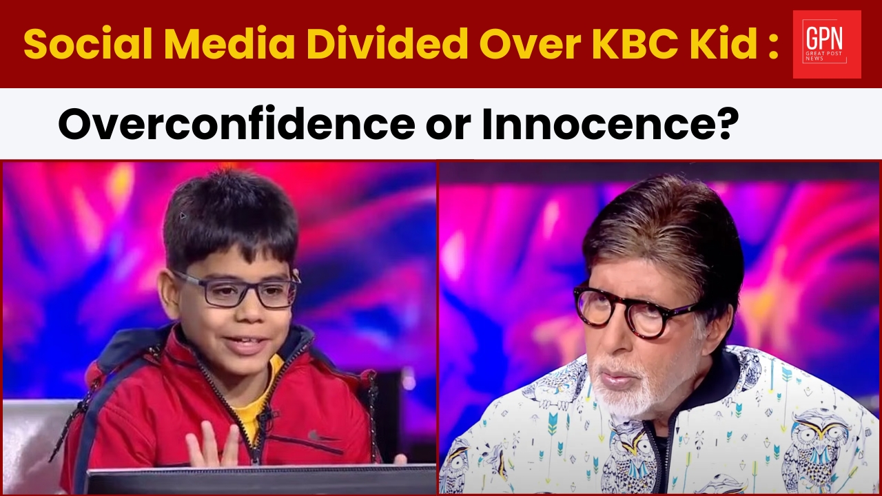 Social Media Divided Over KBC Kid  Overconfidence or Innocence || Great Post News || #kbc