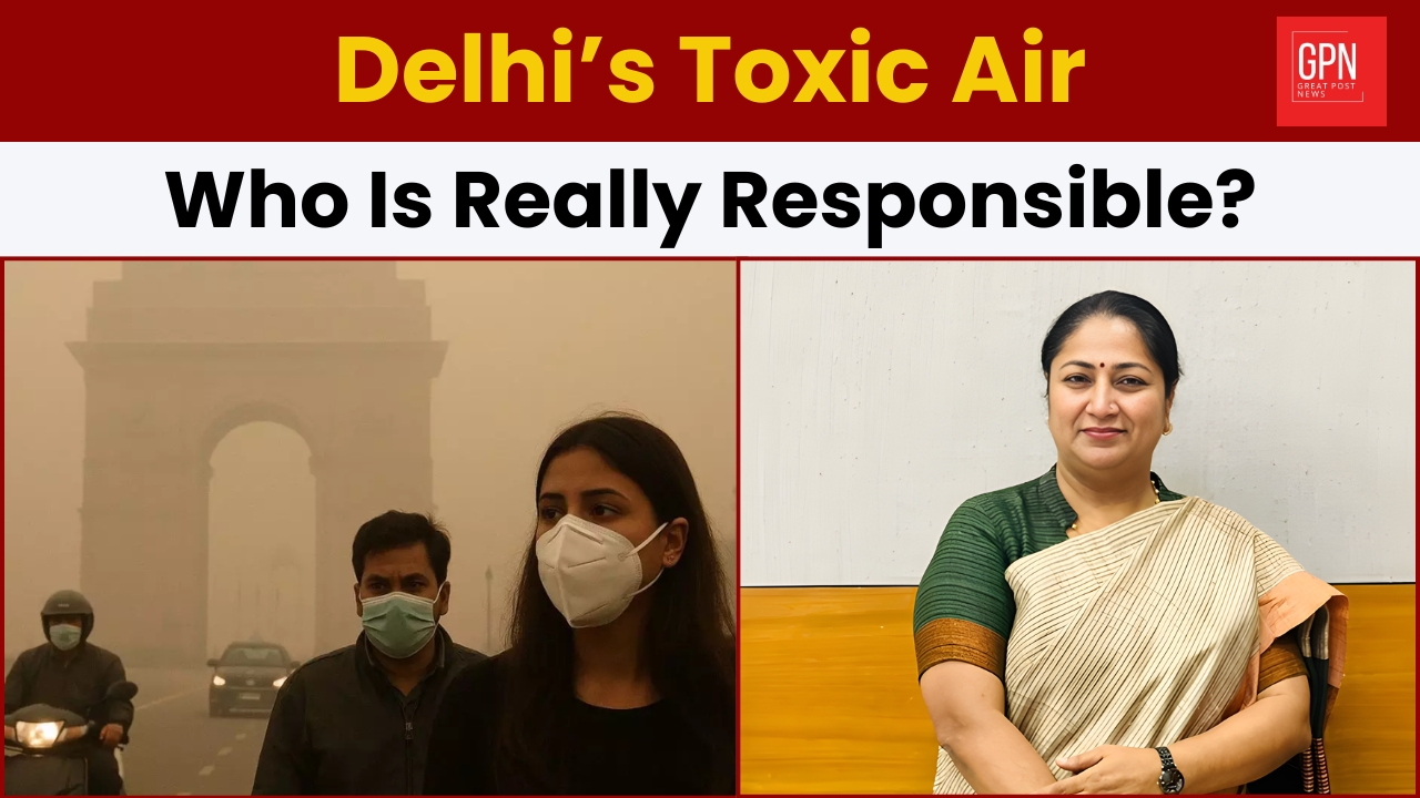 Delhi’s Toxic Air: Who Is Really Responsible? Great Post News | #delhiairpollution